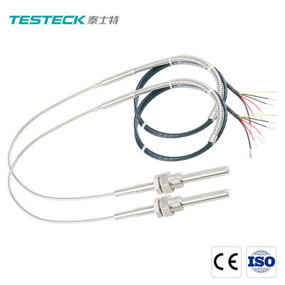 SUS304 2 3 4 Temperaturfühler Draht-FTE Pt100 für gepanzertes Kabel